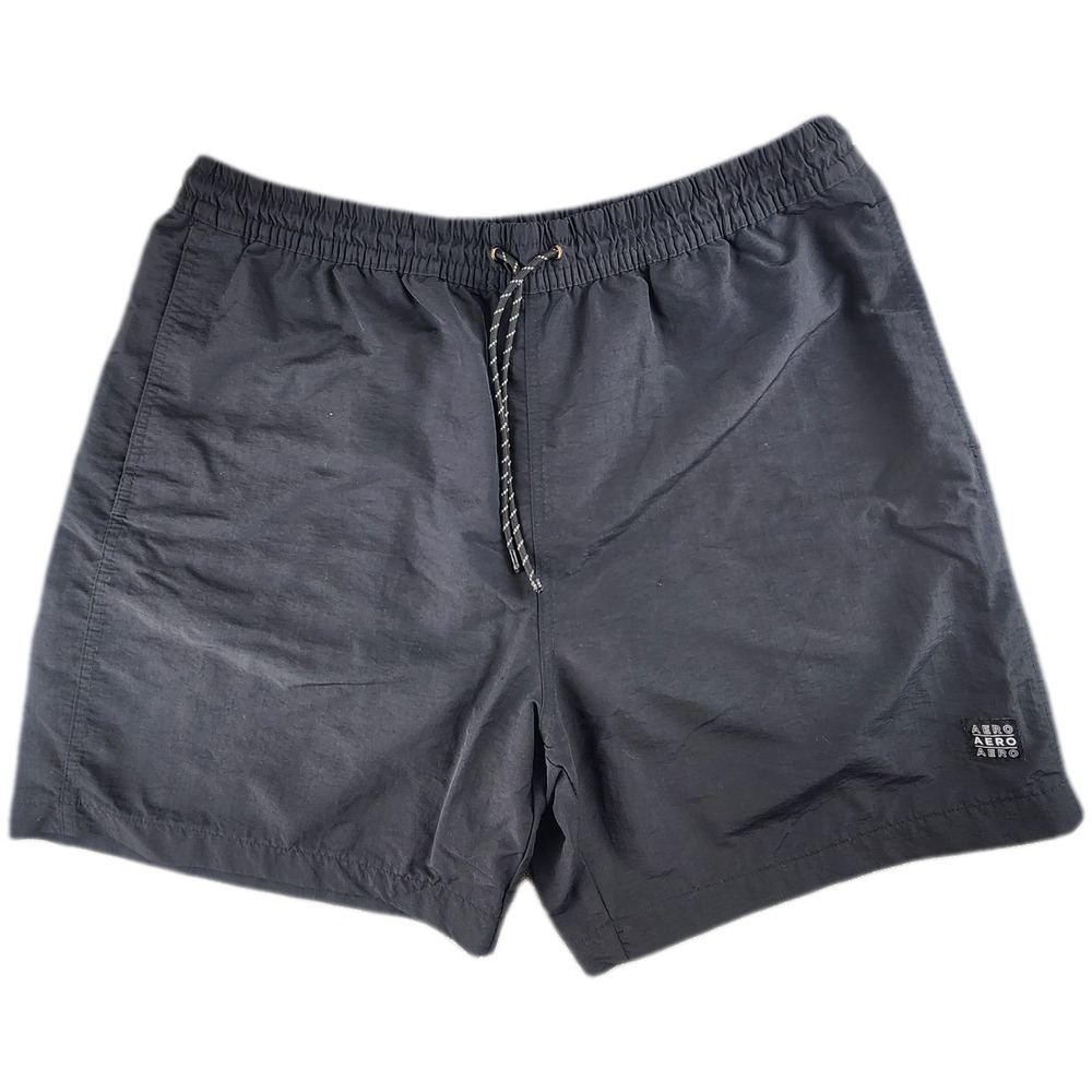 Aeropostale Mens XL Black Board Shorts Swim